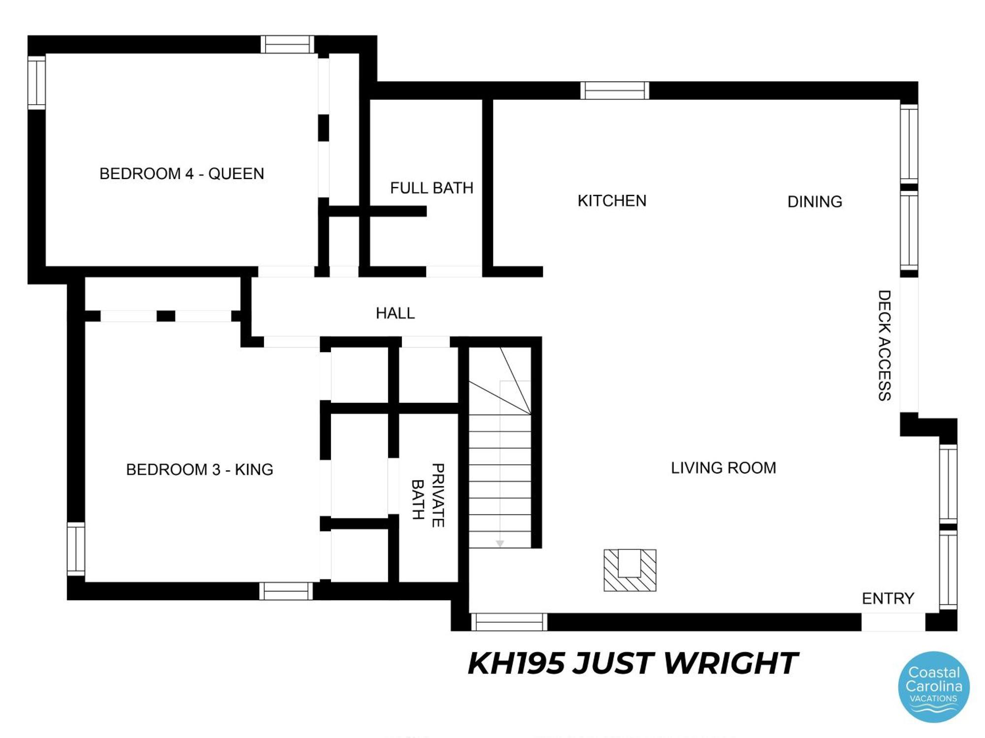 KH195 Just Wright Villa คิตตีฮอว์ก ภายนอก รูปภาพ